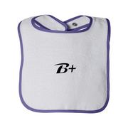 Infant Contrast Trim Terry Bib