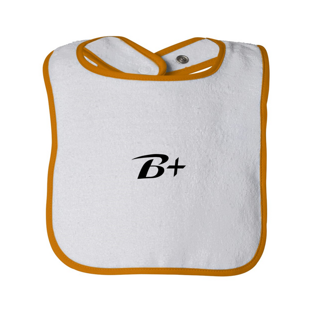 Infant Contrast Trim Terry Bib