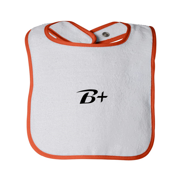 Infant Contrast Trim Terry Bib