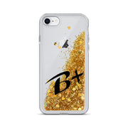 Liquid Glitter Black Phone Case