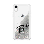 Liquid Glitter Black Phone Case