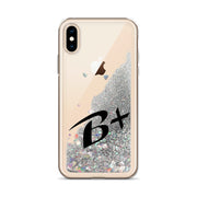 Liquid Glitter Black Phone Case