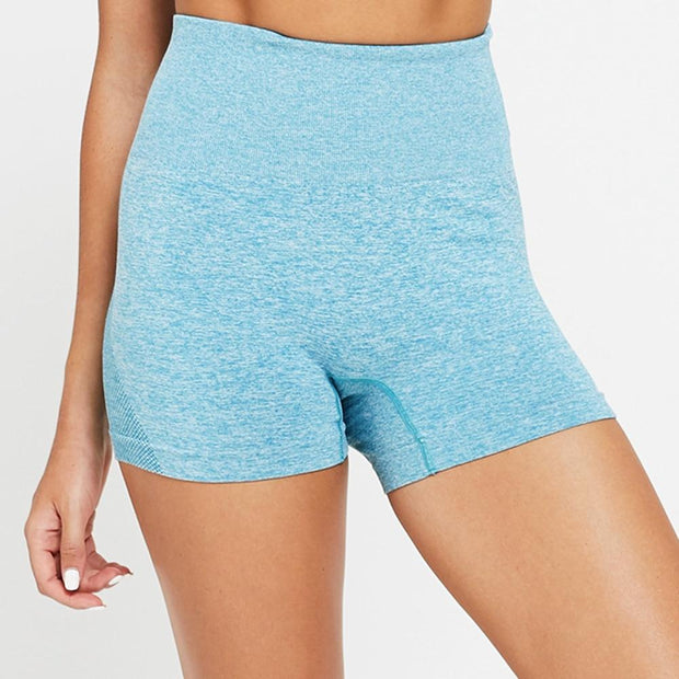 High Waist Seamless Gym Shorts