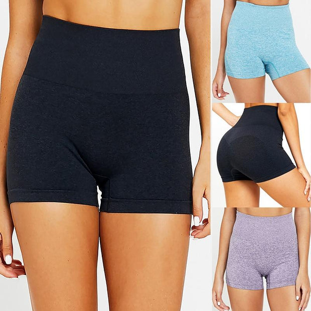 High Waist Seamless Gym Shorts