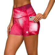 Women High Waist Sports Shorts