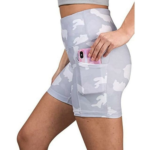 Women High Waist Sports Shorts