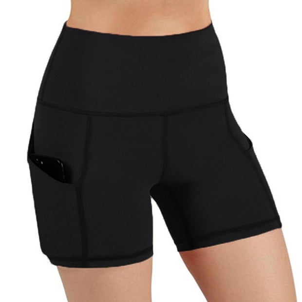 Women High Waist Sports Shorts