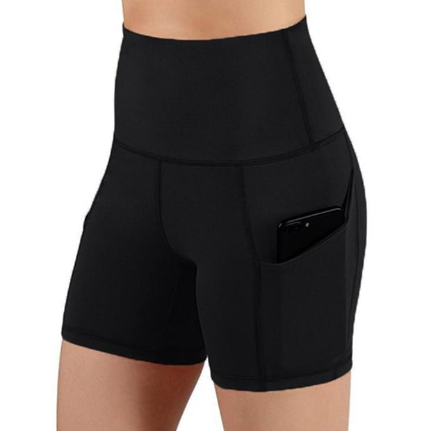 Women High Waist Sports Shorts