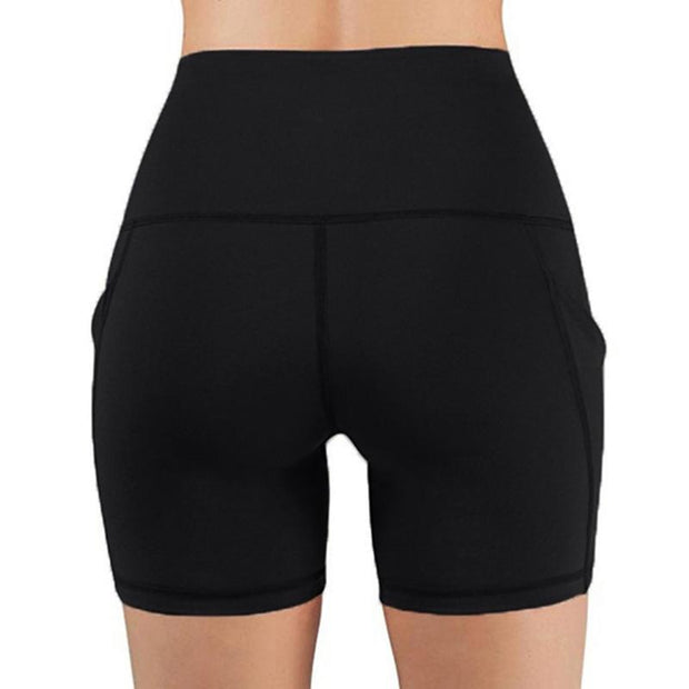 Women High Waist Sports Shorts