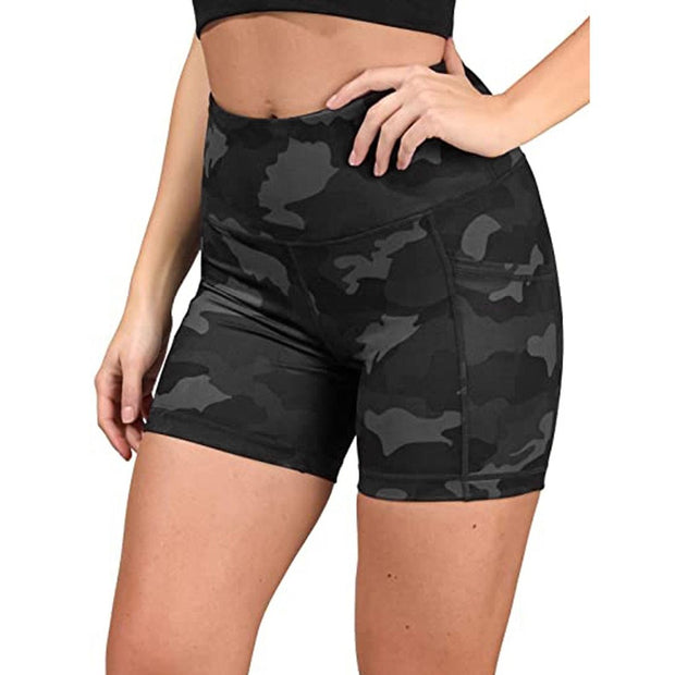 Women High Waist Sports Shorts