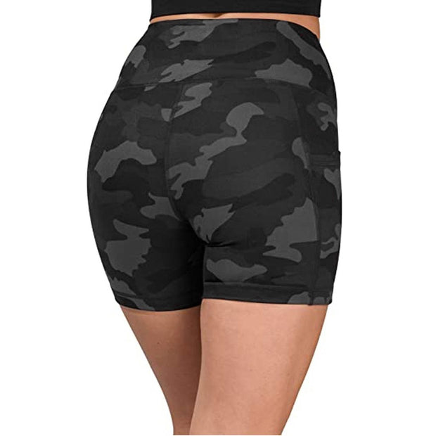 Women High Waist Sports Shorts