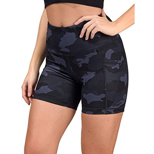 Women High Waist Sports Shorts
