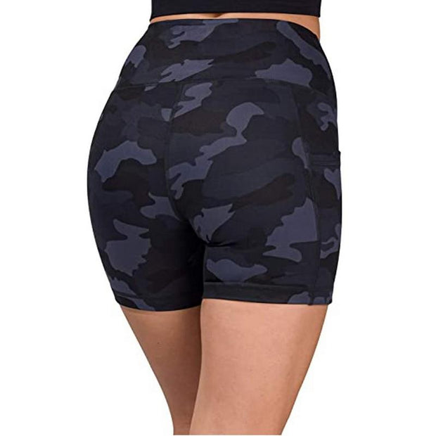 Women High Waist Sports Shorts