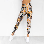 Flower Print Yoga Fitness Clothing