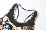 Flower Print Yoga Fitness Clothing