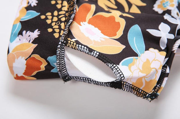 Flower Print Yoga Fitness Clothing