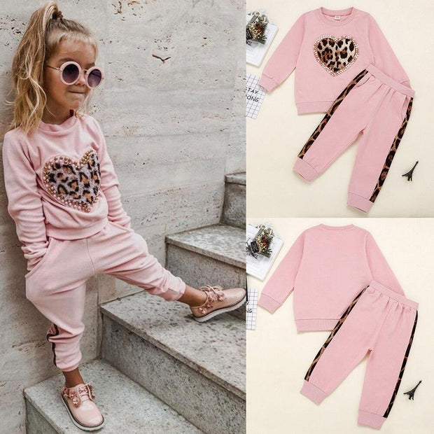 Leopard Heart Printed Clothes