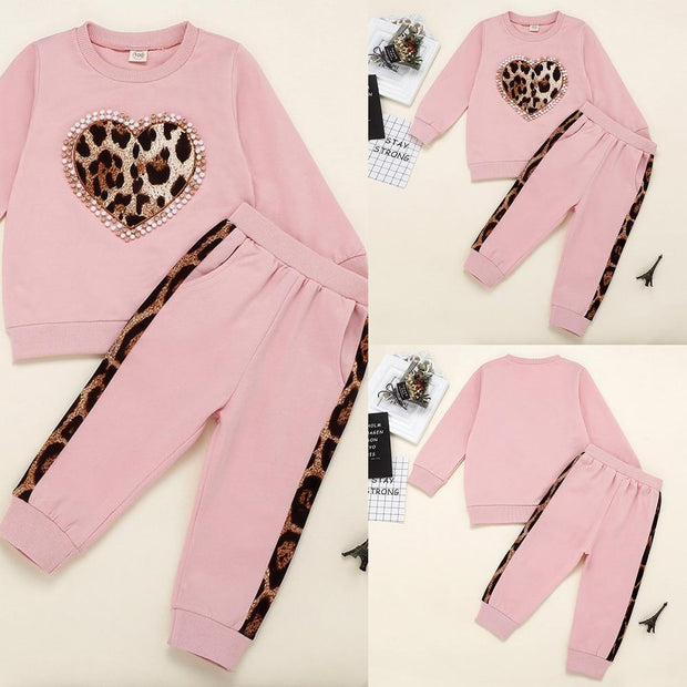 Leopard Heart Printed Clothes