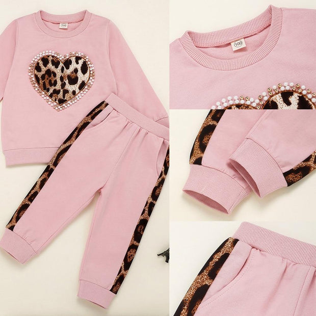 Leopard Heart Printed Clothes