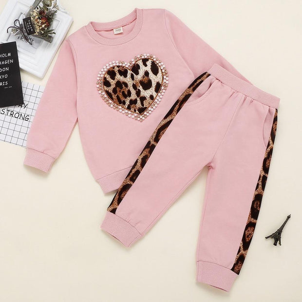 Leopard Heart Printed Clothes
