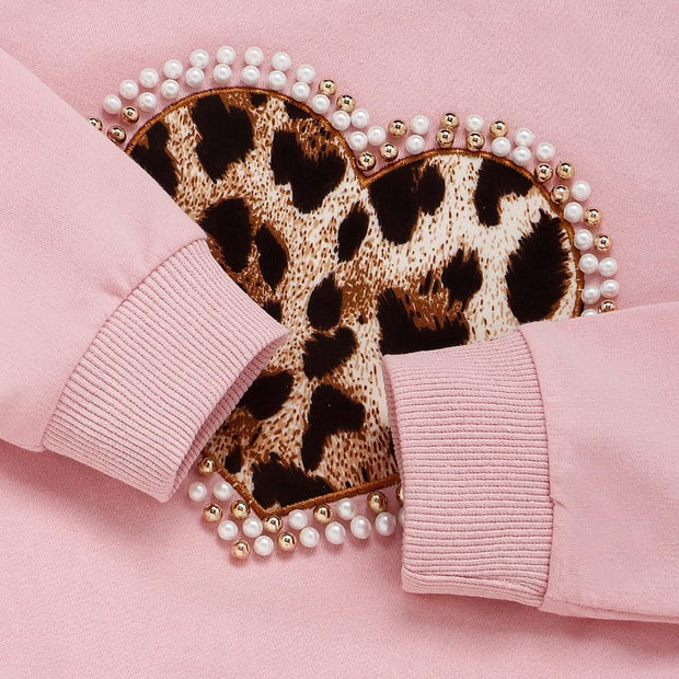 Leopard Heart Printed Clothes