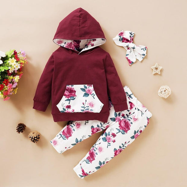 3Pcs Winter Girls Clothing