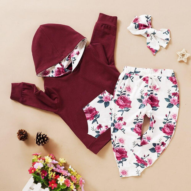3Pcs Winter Girls Clothing