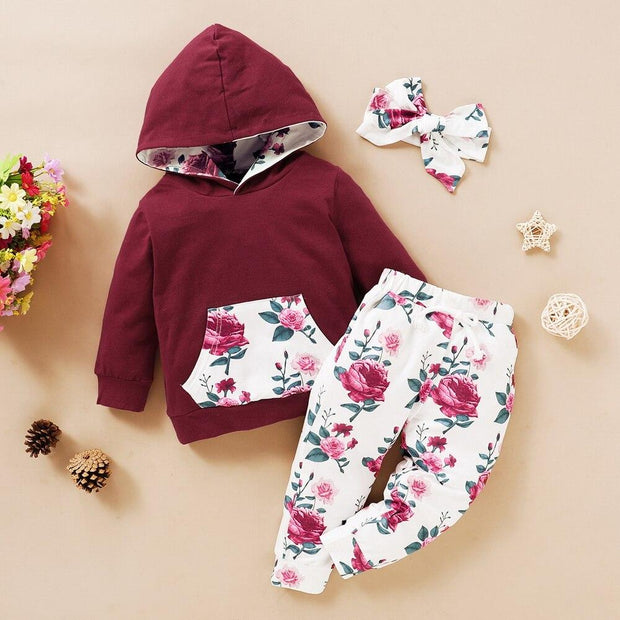 3Pcs Winter Girls Clothing