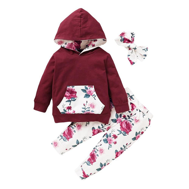 3Pcs Winter Girls Clothing