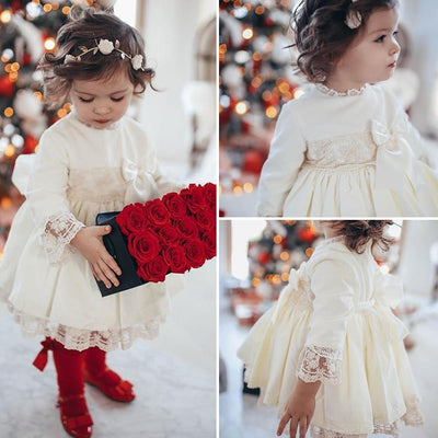 Velvet Christmas Lace Dress