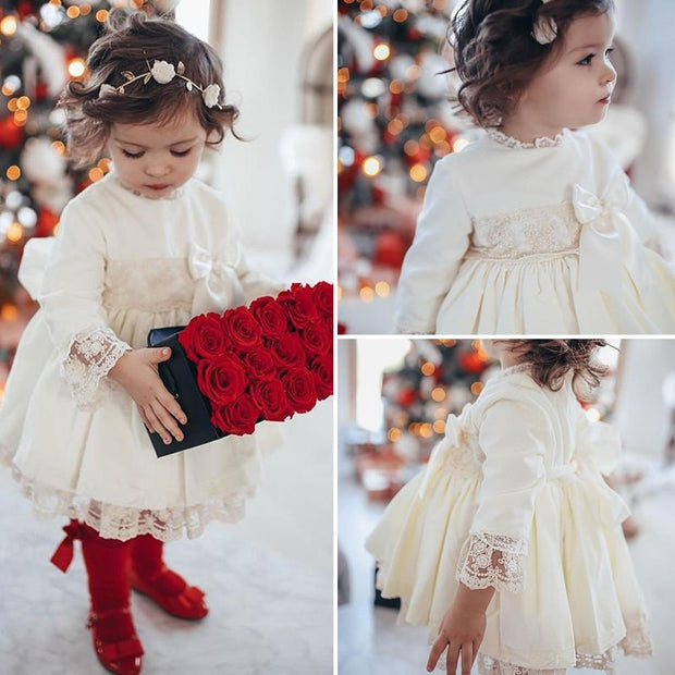 Velvet Christmas Lace Dress